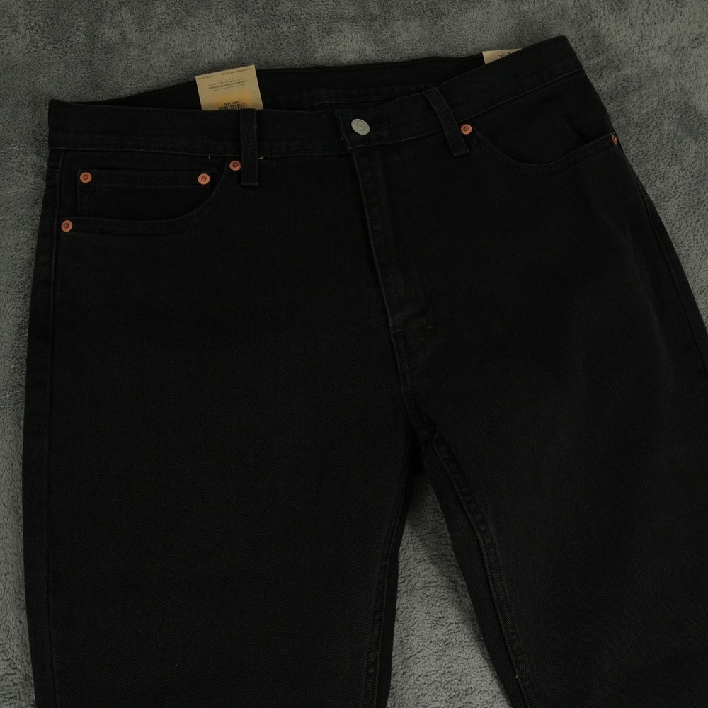 Levi's 511 Jeans Mens 36x30 Black Slim Fit Stretch‎ Denim Classic Casual Grunge